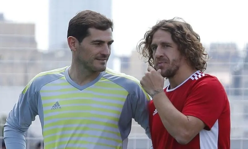 So sánh sự nghiệp thi đấu giữa Iker Casillas và Puyol